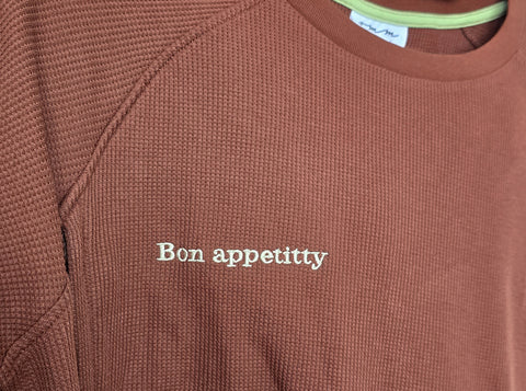 Bon Appetitty Waffle Lounge Set - Chocolate